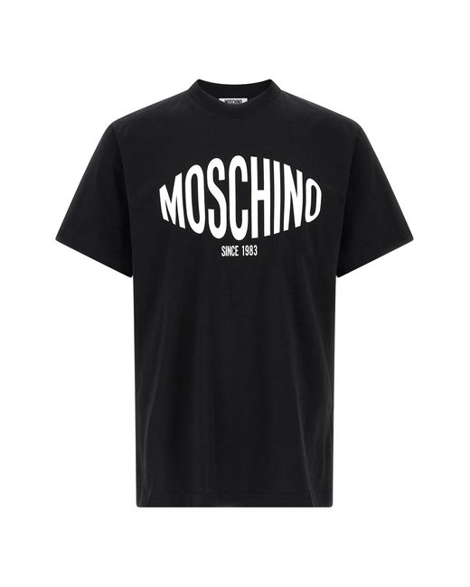 Moschino Black Logo T-shirt for men