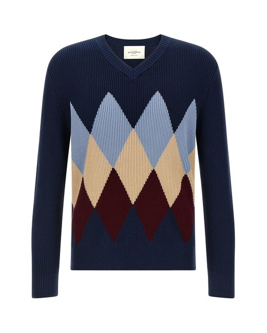 Ballantyne Pullover Mit Argyle-Muster in Blue für Herren