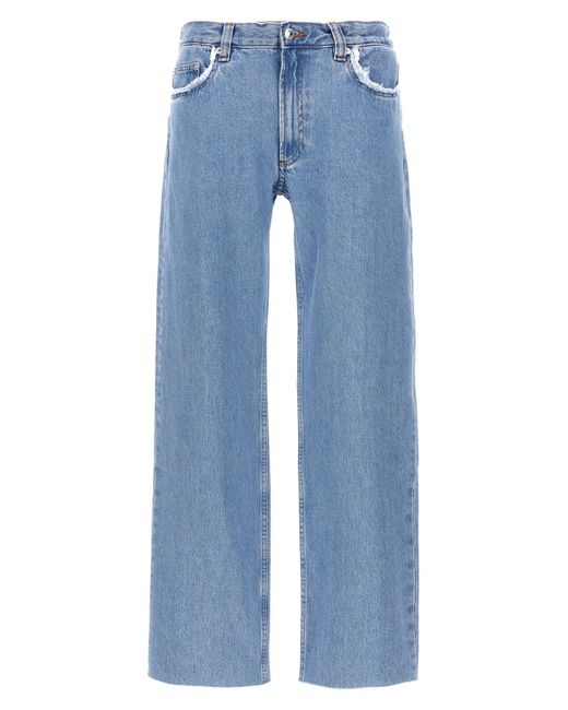 A.P.C. Blue Jeans "Relaxed Raw Edge"