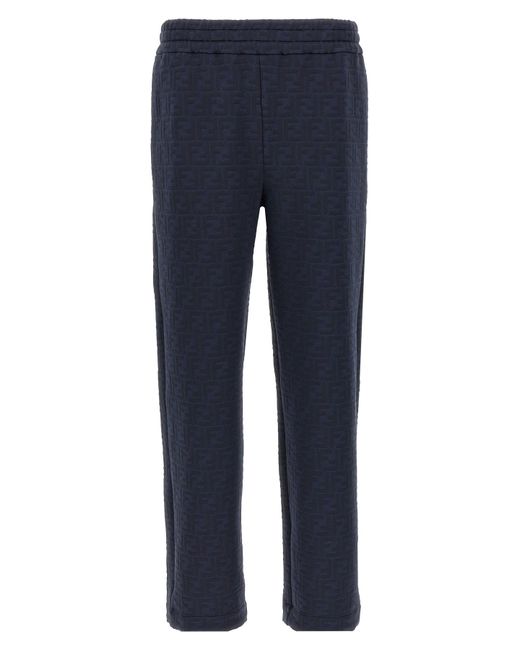 Fendi Jogginghose Mit Ff-Monogramm in Blue für Herren