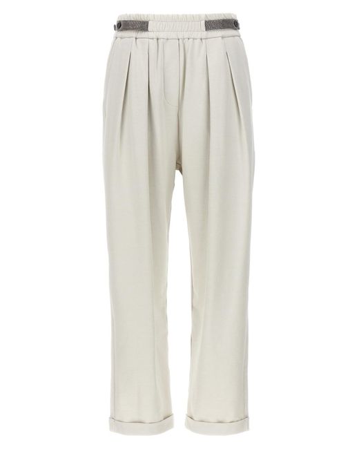 Brunello Cucinelli Multicolor Pants With Front Pleats