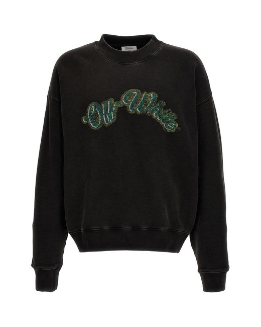 Off-White c/o Virgil Abloh Black 'green Bacchus Skate' Sweatshirt for men