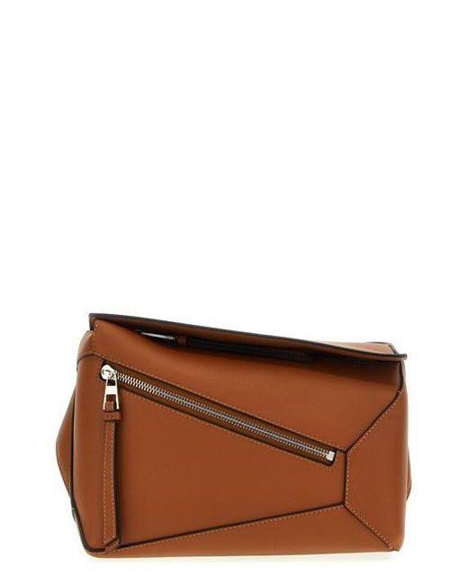 Loewe Brown 'puzzle' Small Fanny Pack for men