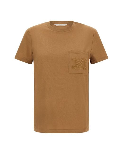 Max Mara Brown 'papaia' T-shirt
