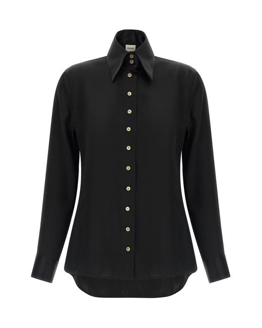 Khaite Black 'ivy' Shirt