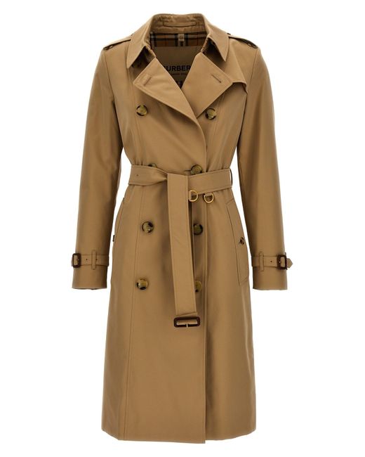 Burberry Natural 'the Chelsea' Trench Coat