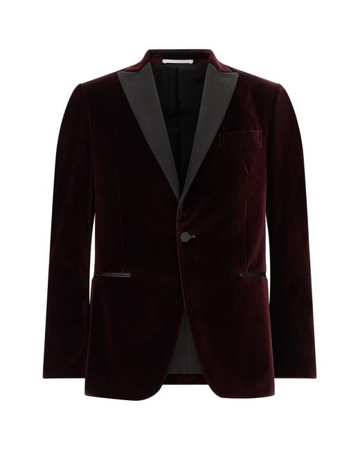 Pal Zileri Black Velvet Blazer for men