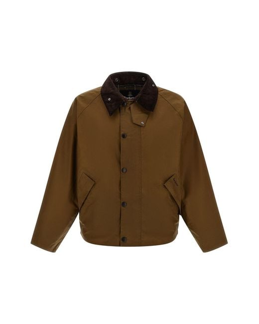 Barbour Brown 'os Transport' Jacket for men