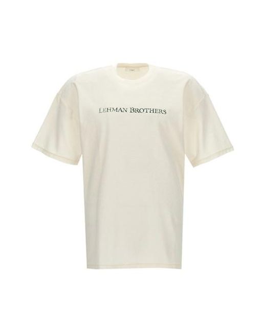 T-shirt 'Lehman brothers' di 1989 STUDIO in White da Uomo