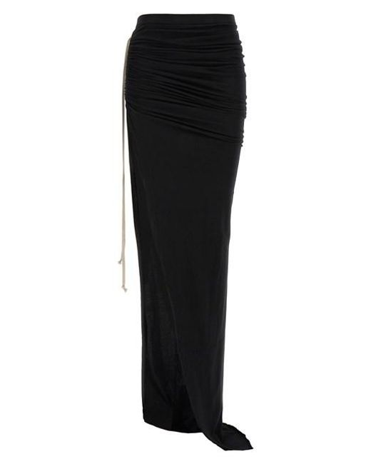 Gonna 'Soft Edfu' di Rick Owens in Black