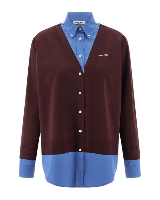 Miu Miu Brown Shirts