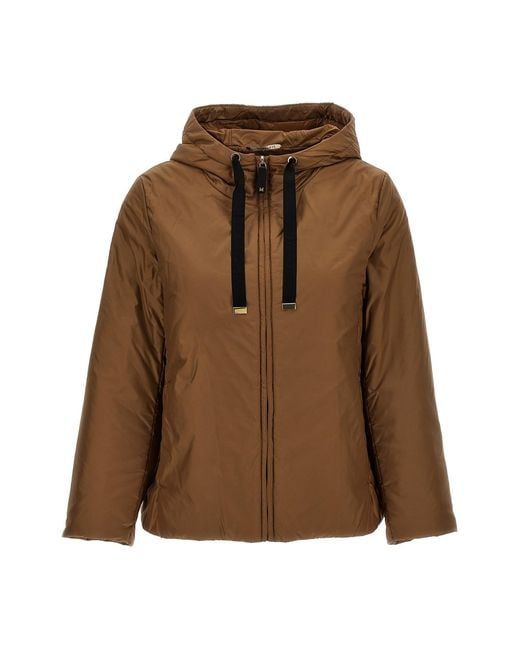 Max Mara Brown 'greenh' Down Jacket