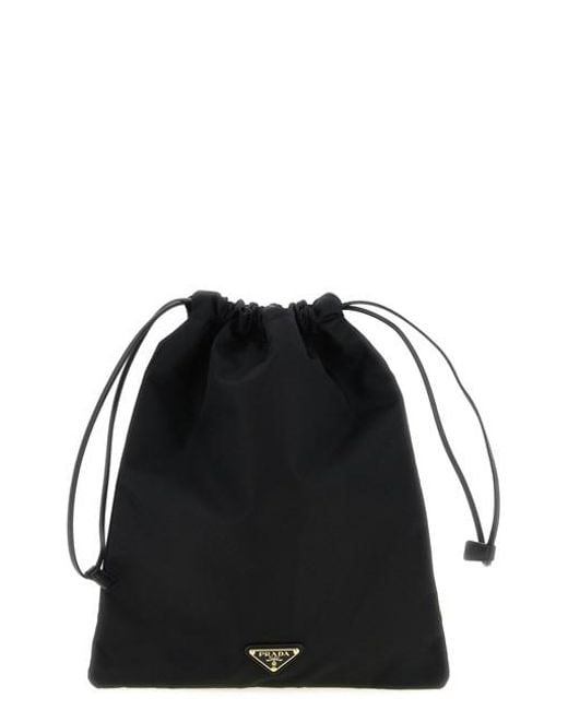Pouch Wish' di Prada in Black