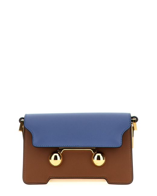 Marni Blue Mini-Umhängetasche "Trunkaroo"