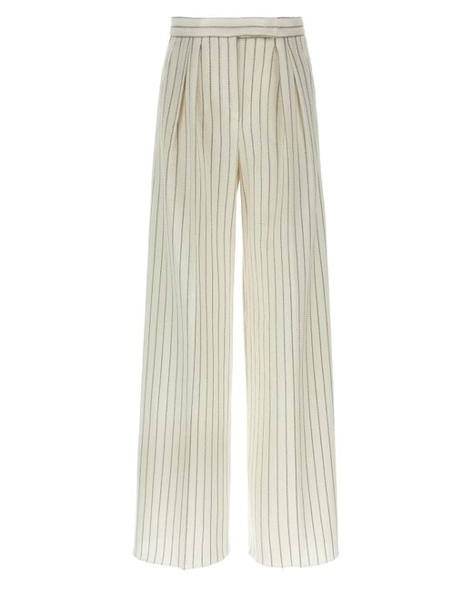 Max Mara White 'Clarion' Pants