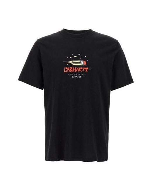 Carhartt Black 'work Life Romance' T-shirt for men