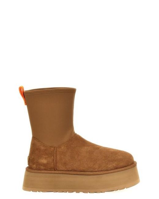 UGG 'classic Dipper' Ankle Boots In Brown | Lyst