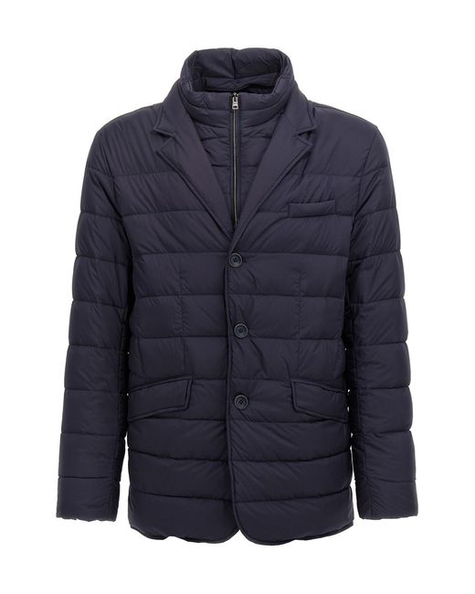 Herno Blazer Mit Harness-Einsatz in Blue für Herren