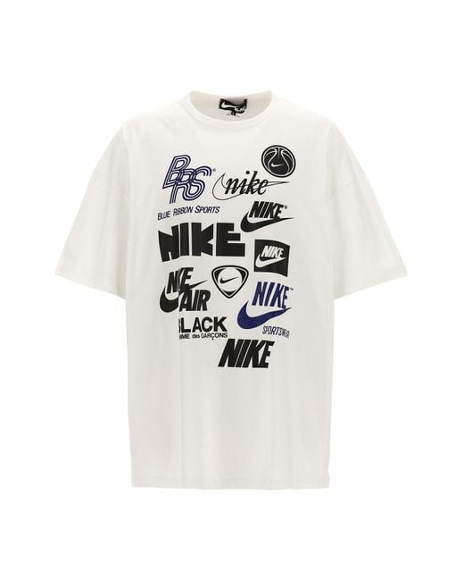 Comme des Garçons White T-shirt Comme Des Garçons Black X Nike