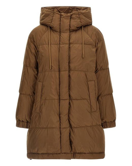 Weekend by Maxmara Brown 'anfora' Reversible Parka