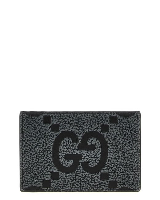 Gucci Gray Maxi Cardholder Gg for men
