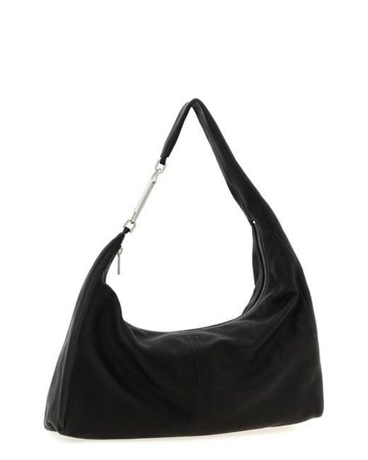 Borsa A Spalla 'Cropped Gemini' di Rick Owens in Black