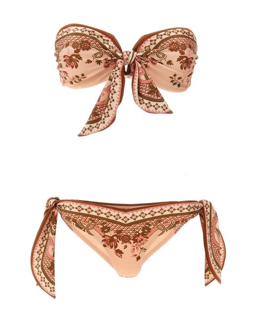 Zimmermann White 'aster' Bikini