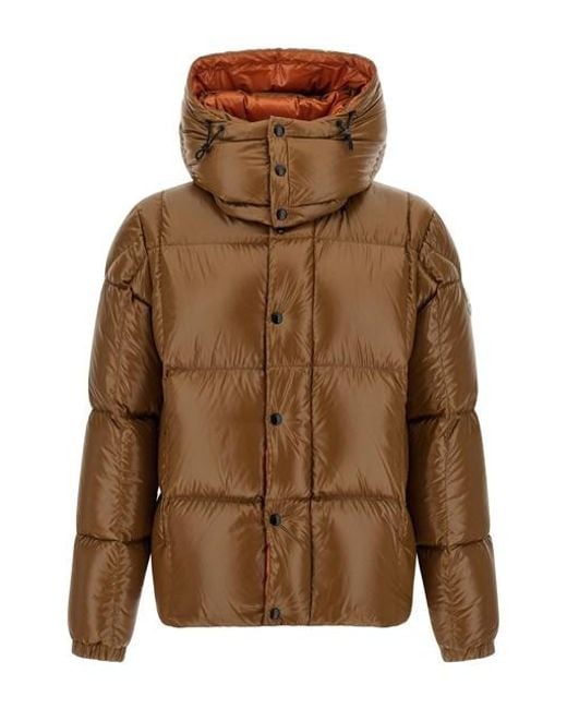 Moncler Brown 'parana' Down Jacket for men