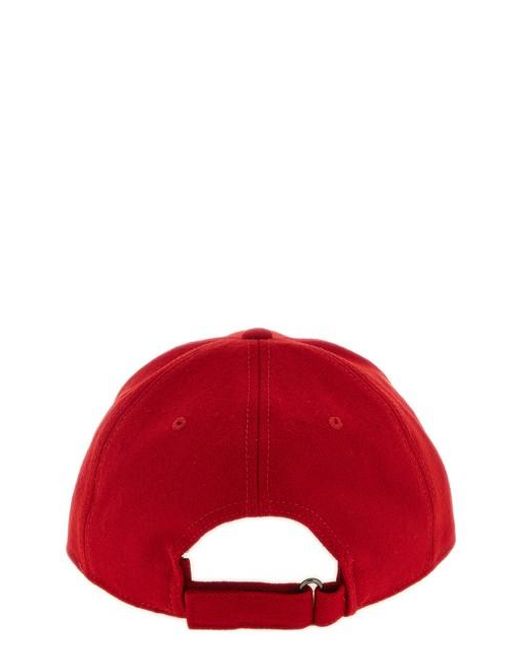 Cappellino Patch Monogram di Ballantyne in Red da Uomo