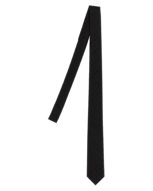 Saint Laurent Krawatte Mit Punktmuster in Black für Herren