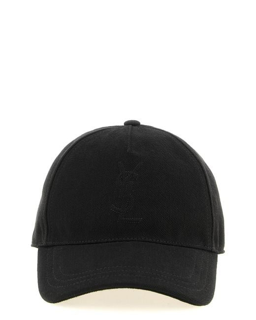 Saint Laurent Kappe "Cassandre" in Black für Herren
