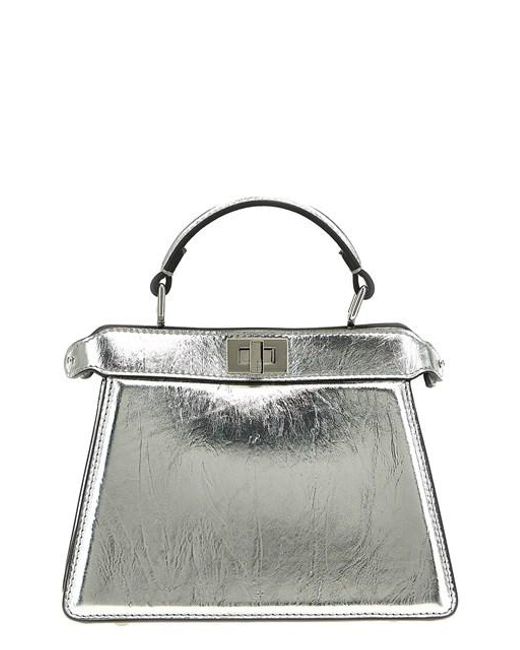 Fendi Metallic 'peekaboo Iseeu Petite' Handbag