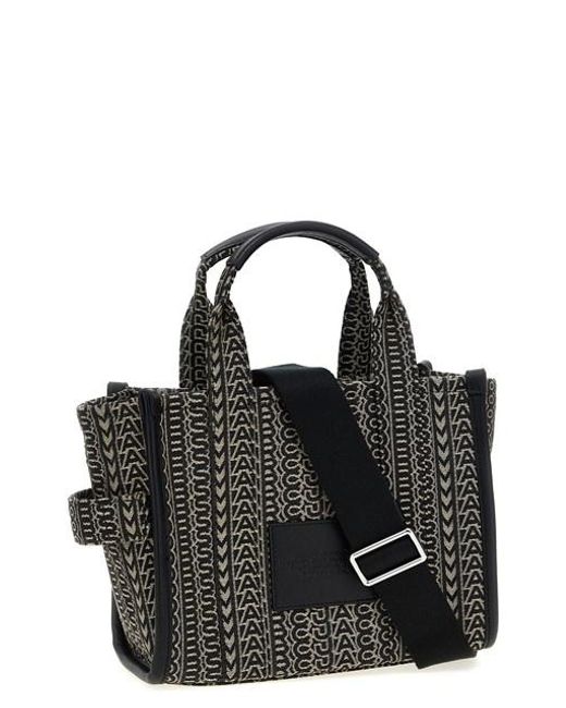 Borsa A Mano 'The Monogram Jacquard Small Tote' di Marc Jacobs in Black