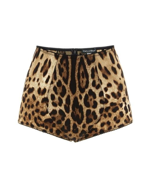 Dolce & Gabbana Brown 'leo' Culottes