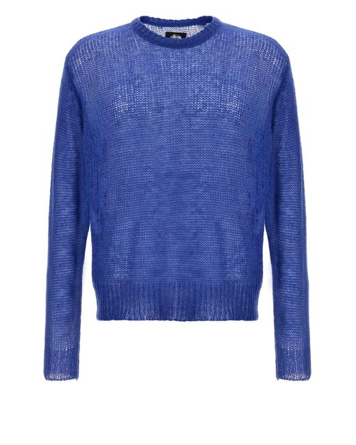 Stussy Lockerer Pullover in Blue für Herren