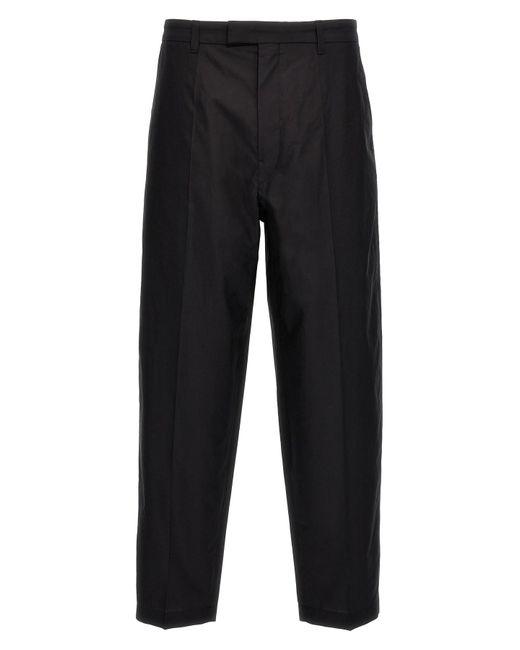 Lemaire Black 'carrot' Trousers for men