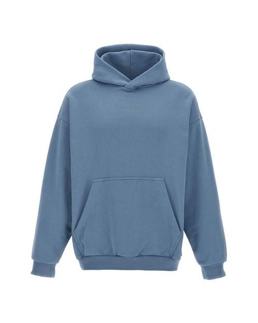 Felpa Con Cappuccio Back Reflective' di Balenciaga in Blue da Uomo