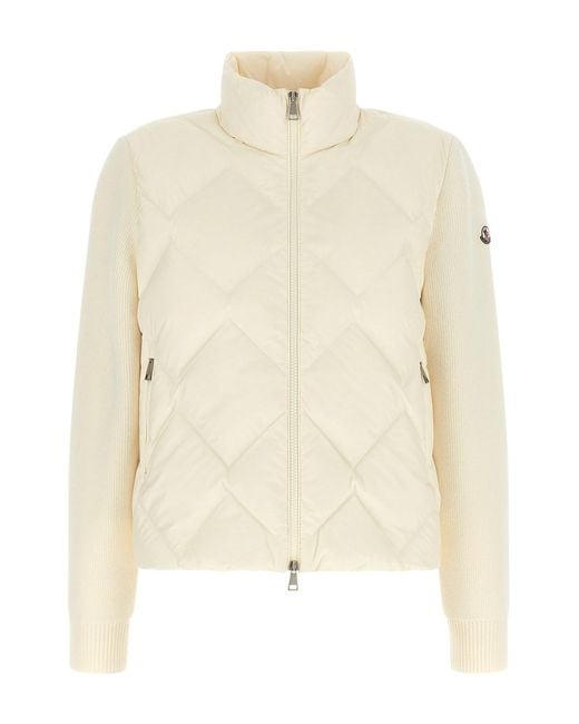 Moncler Natural Padded Cardigan