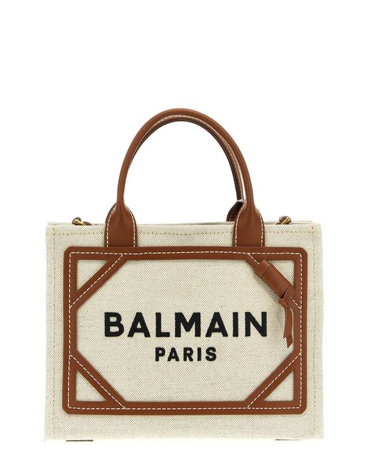 Balmain Metallic 'b-army' Shopping Bag