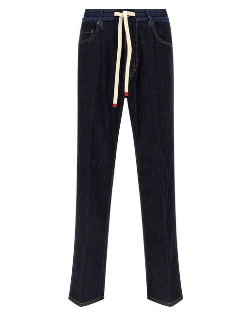 DSquared² Blue Crinkled Effect Jeans for men