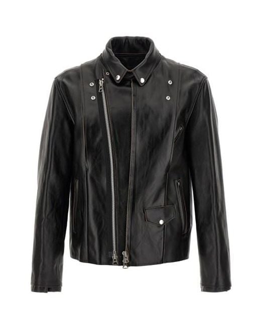 シュン 25AW SACAI LEATHER JACKET BLACK 3 ブラック 3 sacai 25AW leather jacket - メルカリ
