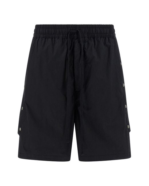 Thom Krom Black '33' Bermuda Shorts for men