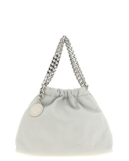 Stella McCartney White 'falabella Mini Drawstring' Handbag