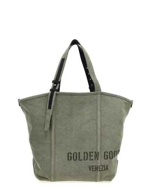 Golden Goose Deluxe Brand Green '24.7' Shopping Bag