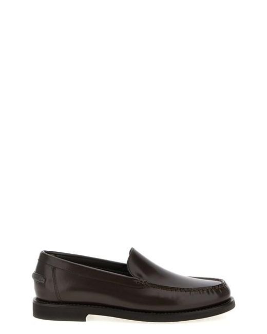 Brunello Cucinelli Black Monile Loafers