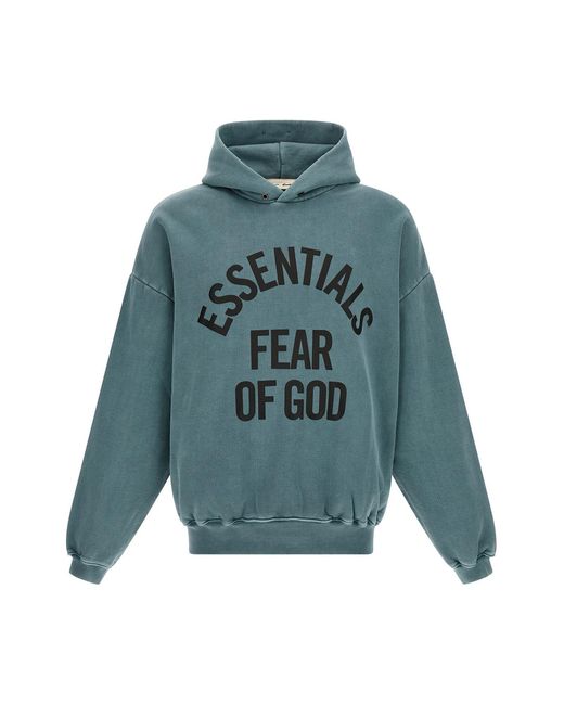 Fear Of God Blue 'campus 90s' Hoodie for men