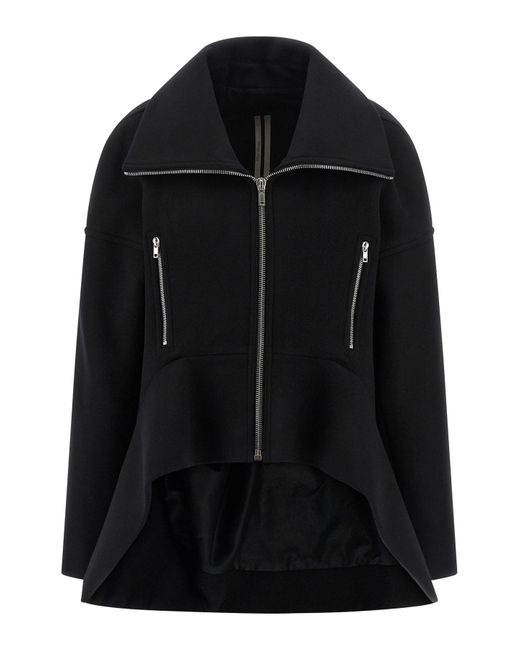 Rick Owens Black 'draculimo' Coat
