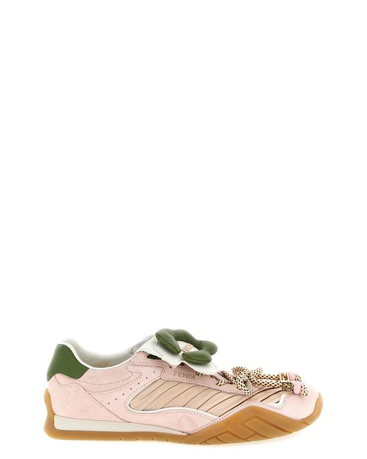Fendi Multicolor ' Wave Pulse' Sneakers
