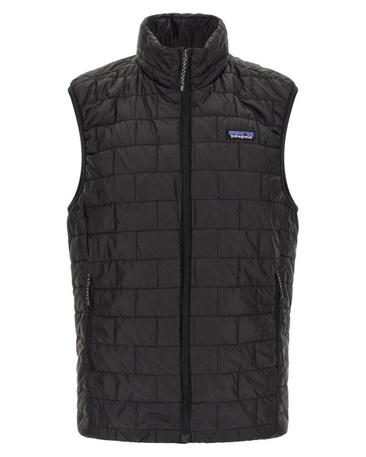Patagonia Black 'Nano Puff' Vest for men