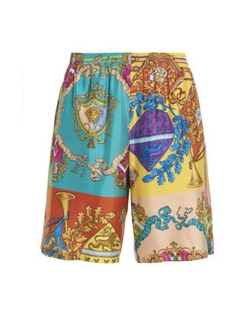 Versace 'royal Rebellion' Bermuda Shorts for Men | Lyst